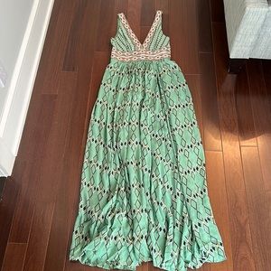 BCBG full length empire dress